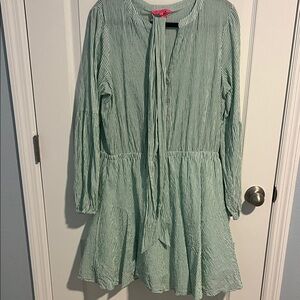 Lilly Pulitzer Carla Dress 16 Seersucker